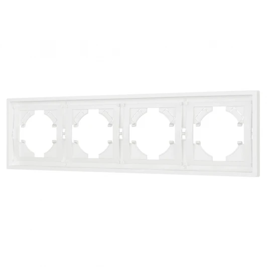 054656 Рамка пластиковая FRM-TENDO-SFPL-4-WH (Arlight, Матовый белый) 054656