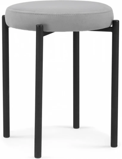 586763 Табурет Woodville Кудо velutto 52 / черный (Велюр) арт.586763