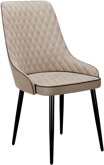 00-00062648 Стул DikLine 305 микровелюр Z128 бежевый, ножки черные