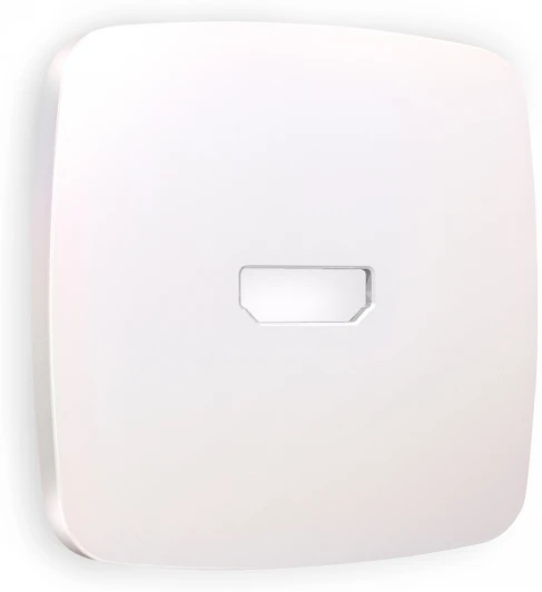 OP2140 Лицевая панель Ambrella Volt OMEGA (Жемчуг) для HDMI розетки QUANT OP2140