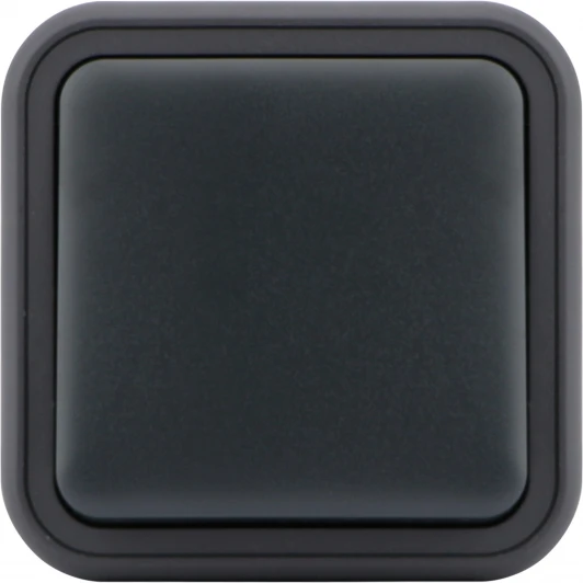 DIP10128 Выключатель 1-клавишный накладной, цвет антрацит IP55 Donel W55 DIP10128