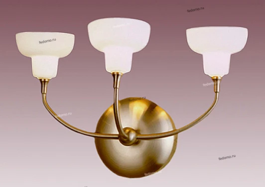 BX-0325/3 antique brass Бра N-Light BX-0325 BX-0325/3 antique brass