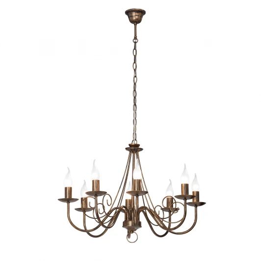 V3717/8 Подвесная люстра Vitaluce V3717/8 (220V, на цепи, свеча)