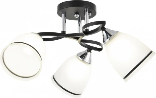 325885/3A BK+CR Потолочная люстра на штанге Arte Milano AMALFI-325885 325885/3A BK+CR (220V)