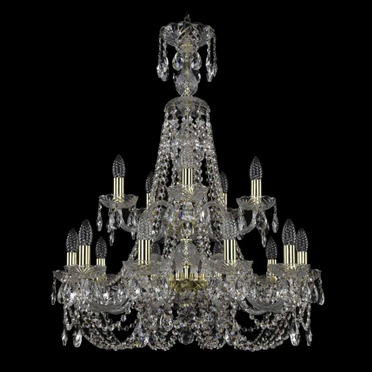 1406/10+5/240/XL-85/2d/G Подвесная люстра Bohemia 1406 1406/10+5/240/XL-85/2d/G