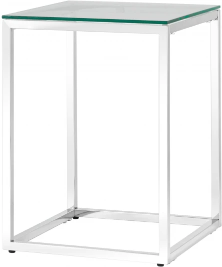 УТ000004653 Журнальный стол Stool Group 40*40 ТАУН серебро УТ000004653