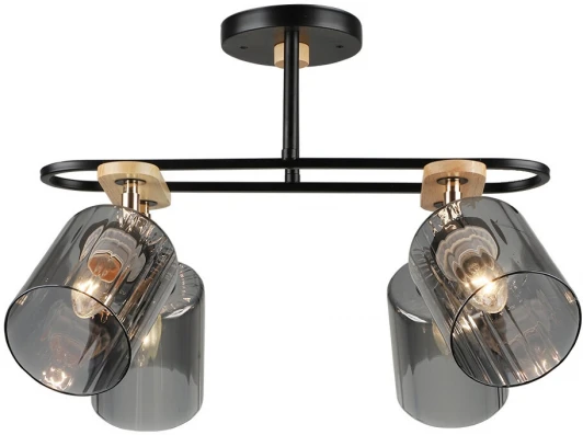 WD3608/4C-BK-SMK Потолочная люстра Wedo Light Lana WD3608/4C-BK-SMK