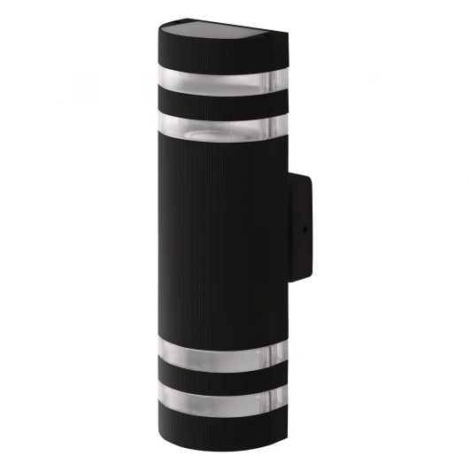 UUL-S16A 2x60W/E27 IP65 BLACK Настенный светильник уличный под лампы Е27 черный Uniel UUL-S16A 2x60W/E27 IP65 BLACK
