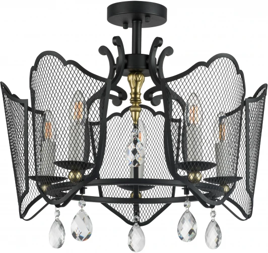 744057 Потолочная люстра Castello 744057 (220V, хрусталь, ковка)