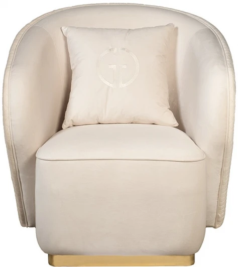 102AN-84110 102AN-84110 Кресло Olten, велюр кремовый 86*86*90см (без канта) Garda Decor