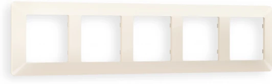 AF110335 Рамка Ambrella Volt ALFA Line (Бежевый матовый) 5-ая AF110335