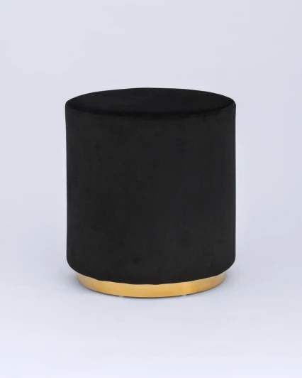 OTTOMAN-004 BLACK/GOLD Пуф Оникс