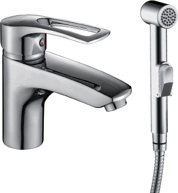 T40-15 Смеситель Rossinka T T40-15 для раковины с гигиеническим душем
