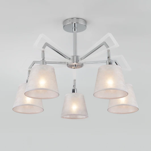 60082/5 хром Потолочная люстра Eurosvet Alicante 60082/5 хром