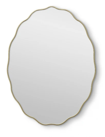 SM193GL Fancy Oval Gold Зеркало в тонкой раме Smal Art-Zerkalo SM193GL 13832