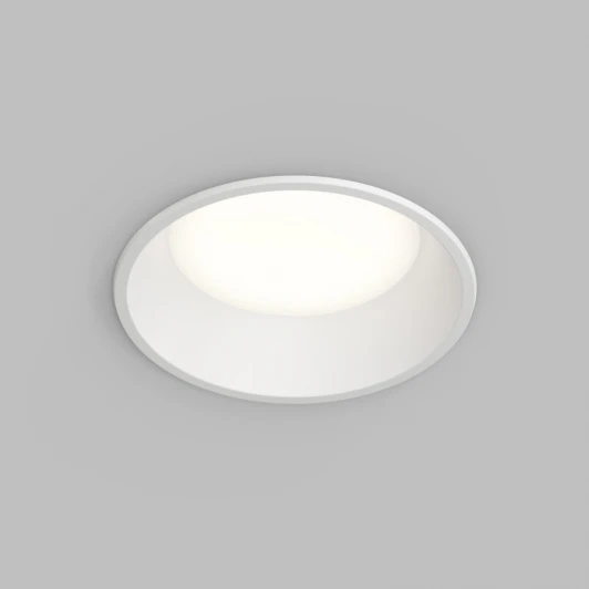 DK2451-WH Встраиваемый влагозащищенный светильник 18 Вт LED 3000-4000-6500K, IP44, алюминий, акрил Denkirs Trim DK2451-WH