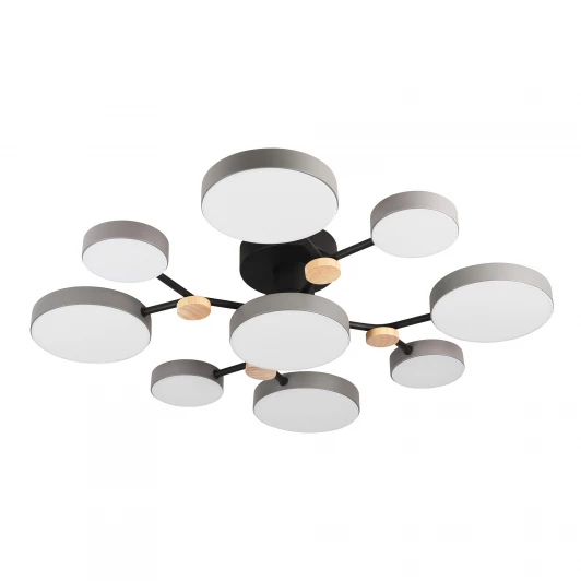 L3201-780 GR Потолочная люстра светодиодная с пультом с регулировкой цветовой температуры и яркости LED4U LED4U L3201-780 GR