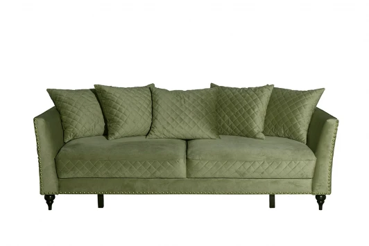 SORRENTO-230M-Colt1002-OLIV Диван Sorrento 230M трехм.раск,велюр оливковый Colt1002-OLIV 230*101*86 Garda Decor