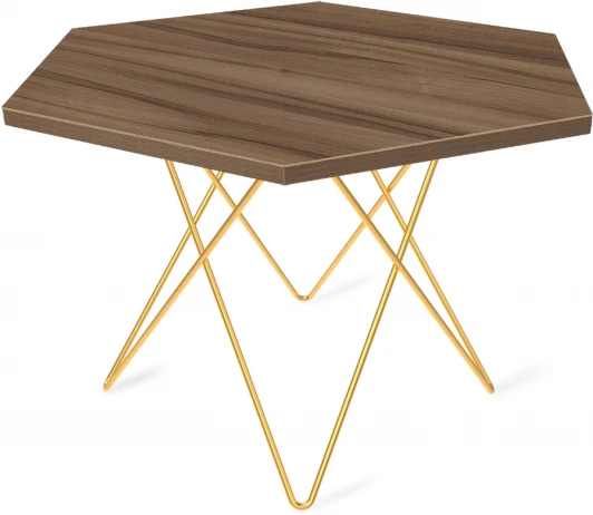 9296244302 Столик журнальный SHT-TU37/ТТ20 70 ЛДСП золото/орех тьеполо Sheffilton 9296244302