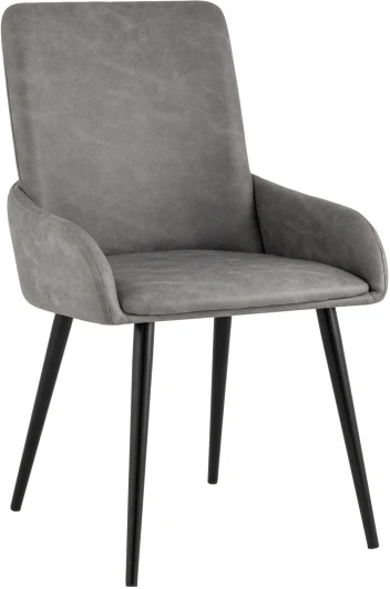УТ000035937 Стул Stool Group Мюнхен искусственная замша серый УТ000035937