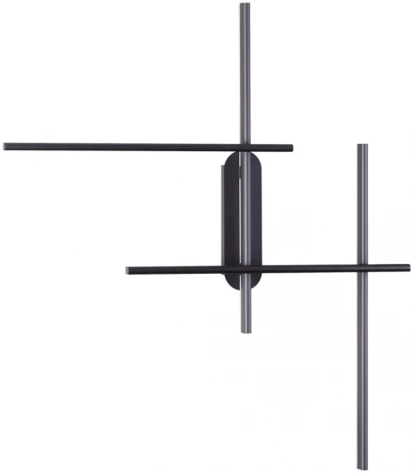 3890/36WLP Настенный светильник Odeon Light Rudy 3890/36WLP L-VISION черный/металл LED 3000K/4000K (перекл. ч/з тумблер) 36W 220V (выключатель, асимметрия)