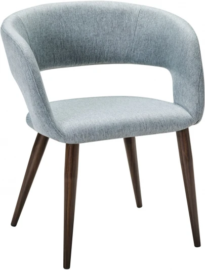 410131113h_Lightgrey_т.орех Кресло Hugs св.сер/т.орех R-Home арт.410131113h_Lightgrey_т.орех