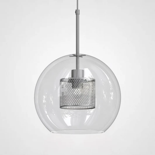 CATCH01 Подвесной светильник Catch Silver D24 ImperiumLoft Catch01 (186709-26) (220V, на проводе, шар)
