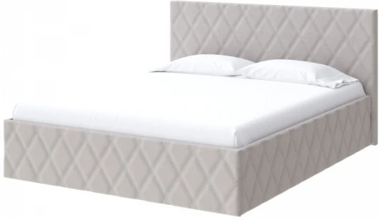 1924870 PROxSON Кровать Fresco (Ткань: Рогожка Тетра Молочный) 180x190