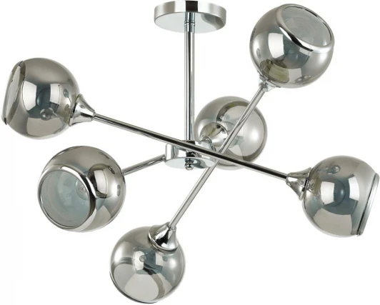 4530/6C Потолочная люстра на штанге Lumion Sandra 4530/6C (220V, шарики, молекулы)