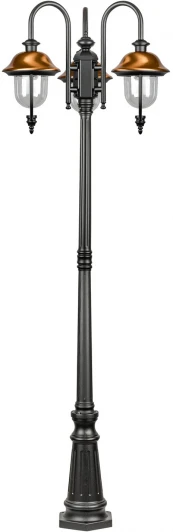 84309cB/10 Bl Наземный фонарь IP44 Oasis Light MADRID-COOPER 84309cB/10 Bl (220V, фонарь)