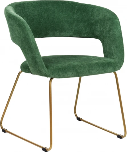 410131104h_green_золото_линк Кресло Hugs зеленый/Линк золото R-Home арт.410131104h_green_золото_линк