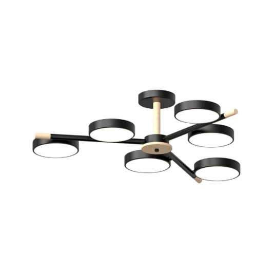 L3208-800 BK Потолочная люстра светодиодная на штанге LED4U LED4U L3208-800 BK