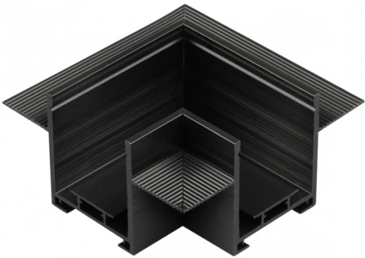 135274 Соединитель угловой "L" для шинопровода встраиваемого в ГКЛ Novotech Easy 135274 черный 24V