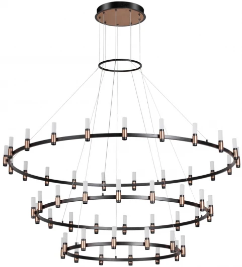 5009/204L Подвесная люстра ярусная большая Candel 5009/204L Odeon Light (LED, 220V, на тросе)