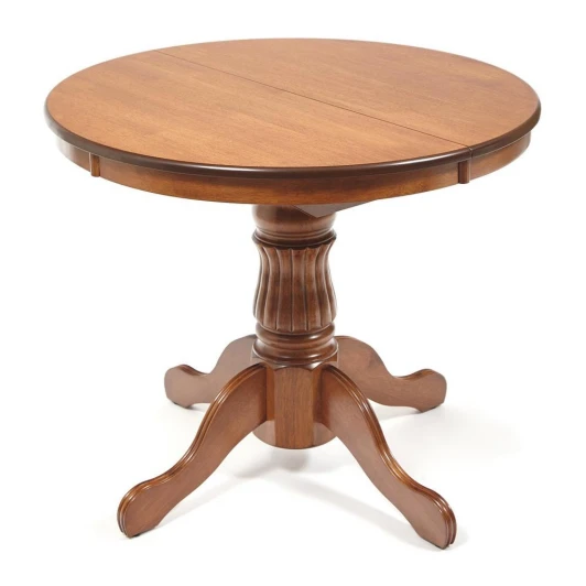 13485 Стол NAVARRESE (mod. E-R36R+12AV NMO-2B) rustic oak+cream (дуб+кремовый) (дерево гевея/мдф)