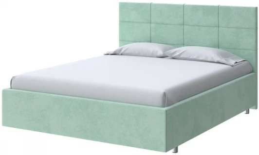 2022892 PROxSON Кровать Neo (Ткань: Велюр Teddy Мятный) 180x200