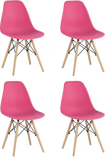 УТ000035184 Стул Stool Group Eames Style DSW маджента x4 УТ000035184