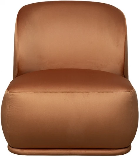 CAPRI BASIC-Colt006-TER Кресло Capri Basic, велюр терракотовый Colt006-TER 80*90*82см Garda Decor арт.CAPRI BASIC-Colt006-TER