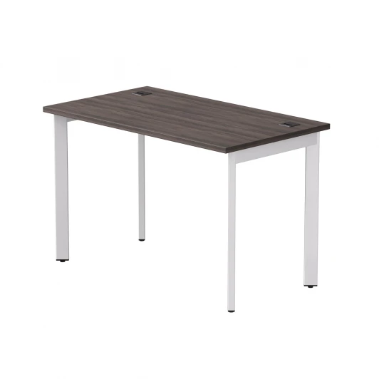 254S002DK9003 Стол прямой Everprof EVO (ЭВО) на металлокаркасе 1180х670х755 мм опоры 45гр Дуб Пасадена/Белый 254S002DK9003