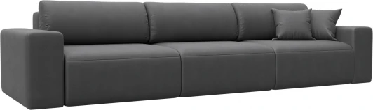 127681 Диван прямой Лига-036 НПБ Классик Лонг Лига Диванов (Замша) арт.127681