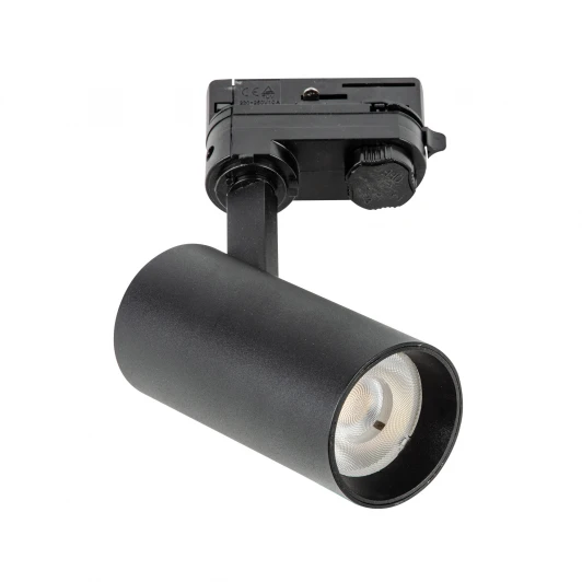 ULB-T55-30W/3000K BLACK Трековый светильник трехфазный 30W 220V 3000К черный Uniel ULB-T55-30W/3000K BLACK