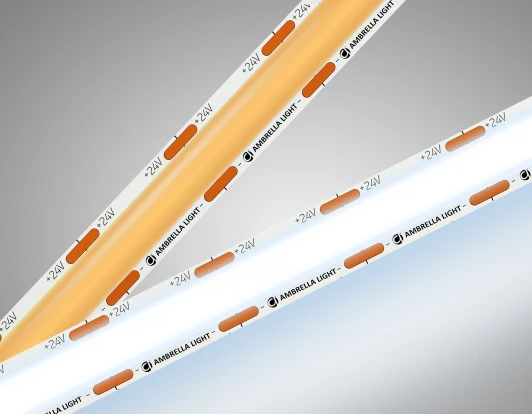 GS4803 Светодиодная лента COB 616Led/19W m/ 24V IP20 6500K/ 5m*12mm*2mm (2 конт.) Ambrella Illumination GS4803