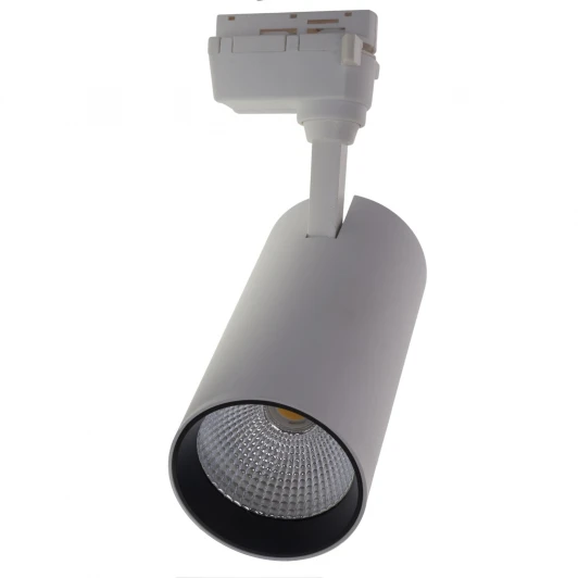 ULB-Q277 40W/4000К WHITE Трековый светильник однофазный, светодиодный 4000К 220V 40W Volpe ULB-Q277 ULB-Q277 40W/4000К WHITE