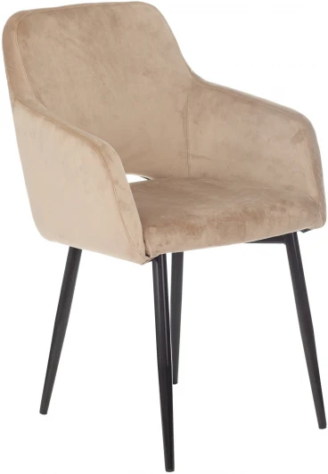 CH-380F/5LATTE Кресло Бюрократ CH-380F латте Italia 5 на ножках металл черный