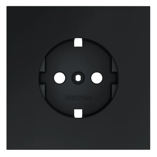 VLS000607 Накладка для розетки с заземлением Voltum S70 VLS000608 (графит)