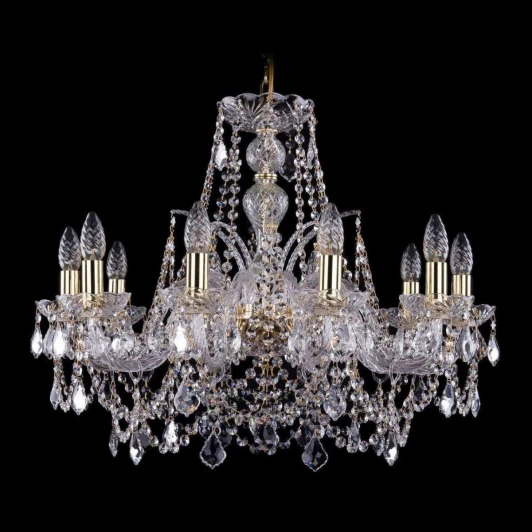 1411/10/240 G Leafs Подвесная люстра Bohemia 1411 1411/10/240/G/Leafs