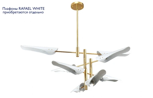 RAFAEL SP8 GOLD Потолочная люстра Crystal Lux Rafael SP8 GOLD