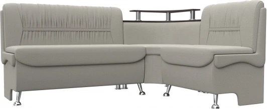 125900 Диван кухонный угловой Сидней правый угол (Бежевый/Рогожка) Лига Диванов арт.125900