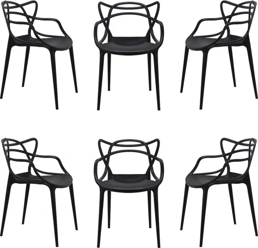 FR 0134S Комплект из 6-ти стульев Bradex Home Masters черный (FR 0134S)