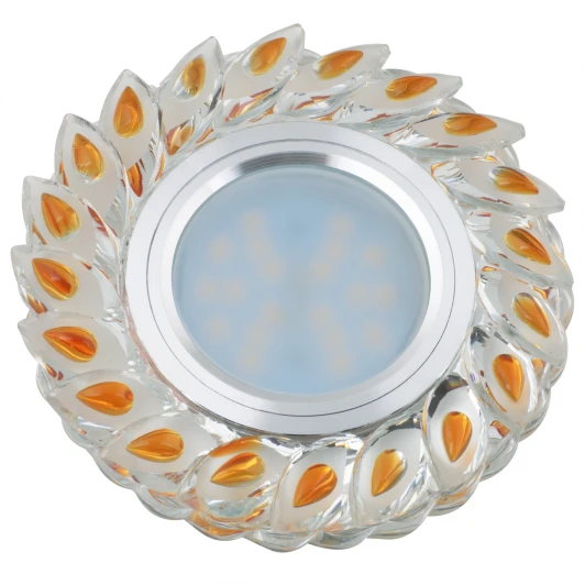 DLS-L128 GU5.3 CHROME/GOLD Встраиваемый точечный светильник Fametto Luciole DLS-L128 GU5.3 CHROME/GOLD